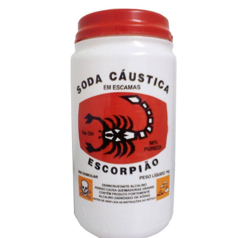 Soda Cáustica Escorpião 1kg - CAPIL